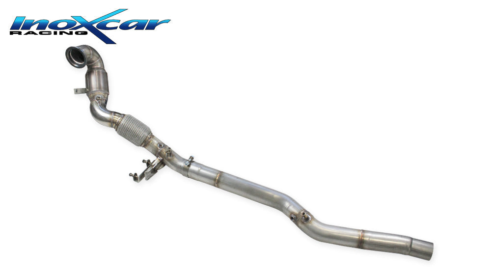 InoXcar AFTT.05.CAT AUDI TT (Type 8S) 45TFSI 2.0 (245cv) Catalyst Replacement Pipe (Delete The Originale Cat And GPF) With Cat 200 Cpsi