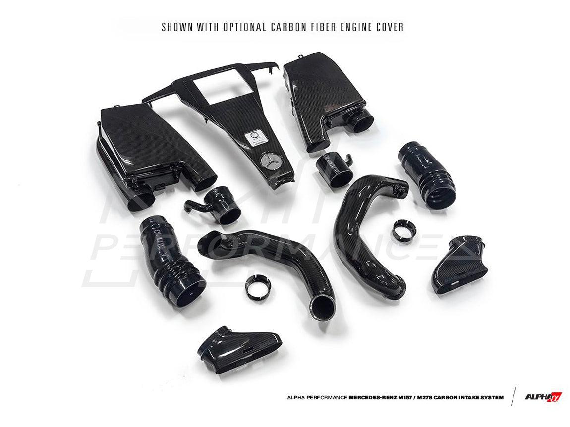 AMS Performance Mercedes-Benz AMG M157 M278 Carbon Fibre Engine Cover (CLS550, CLS63 & E63)