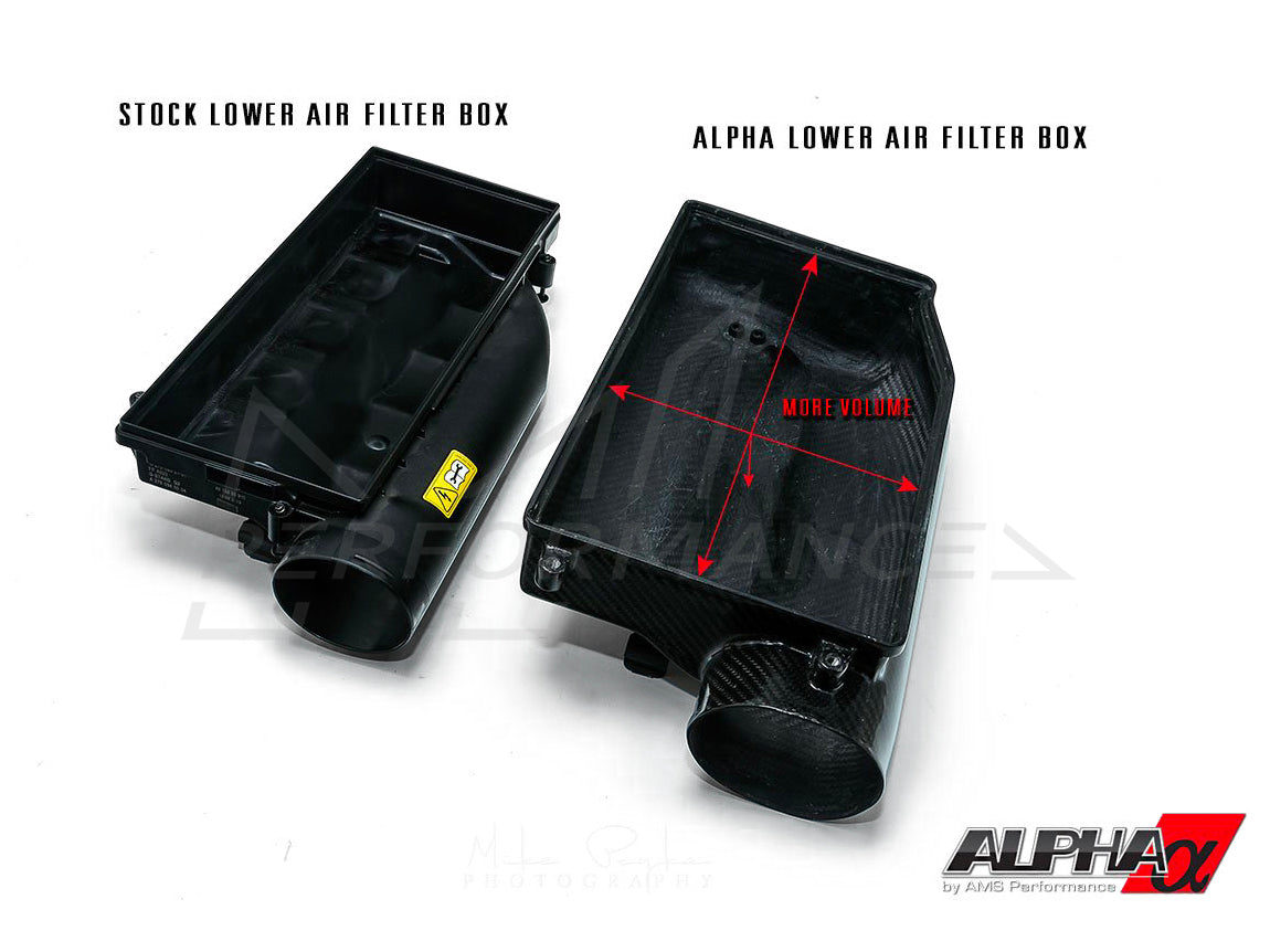 AMS Performance Mercedes-Benz AMG M157 M278 Carbon Fibre Intake System (CLS550, CLS63 & E63)