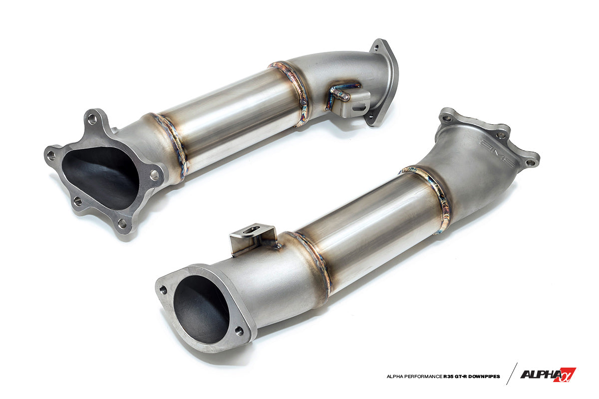 AMS Performance Nissan R35 GT-R ALPHA Performance Cast Widemouth Race Downpipes
