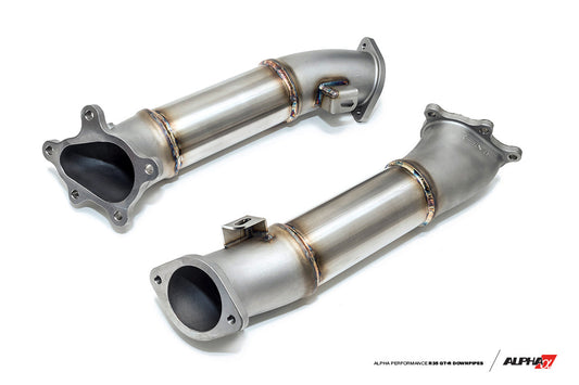 AMS Performance Nissan R35 GT-R ALPHA Performance Cast Widemouth Race Downpipes