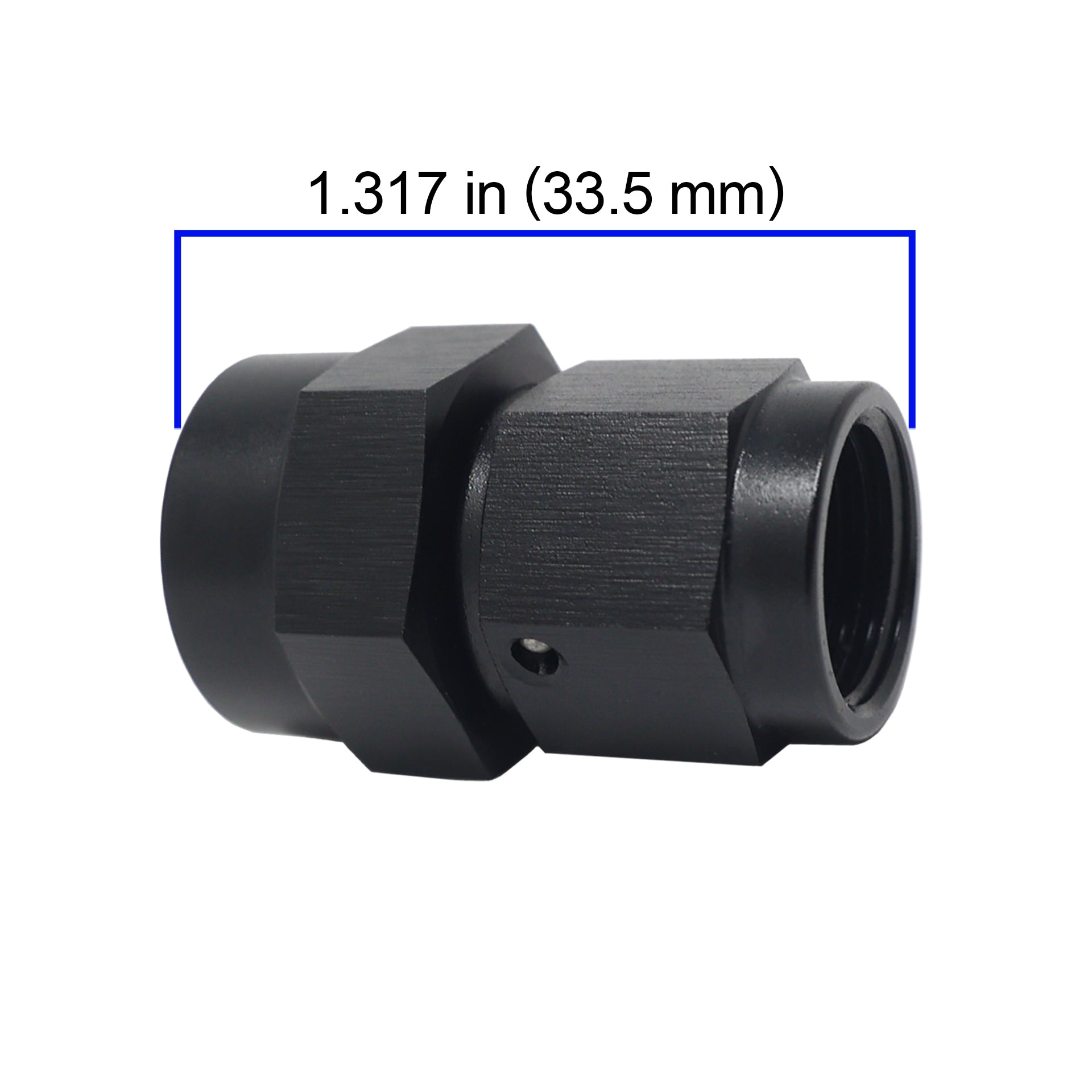 Precision Raceworks AN6 Female Flare to AN6 Female ORB Adapter