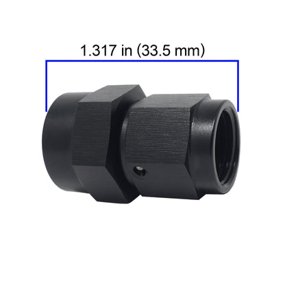 Precision Raceworks AN6 Female Flare to AN6 Female ORB Adapter