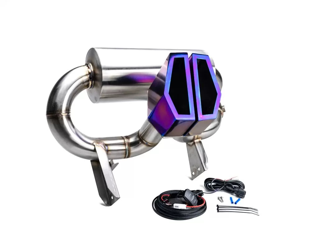 Agency Power AP-BRP-X3-170-TI Valvetronic Exhaust System Titanium Tips Can-Am Maverick X3 Turbo 2017-2023
