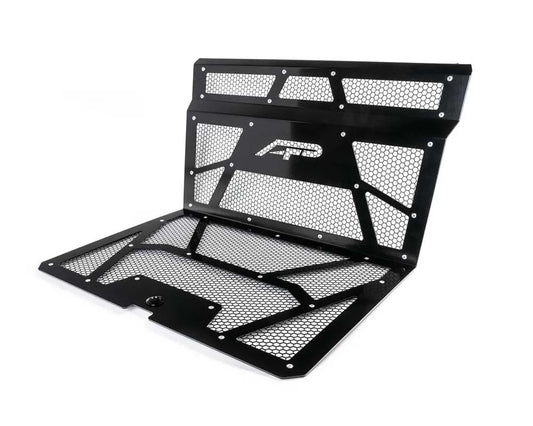 Agency Power AP-RZR-111-FGB-MMBLK Vented Engine Cover Gloss Black | Matte Black Polaris RZR XP 1000 | XP Turbo