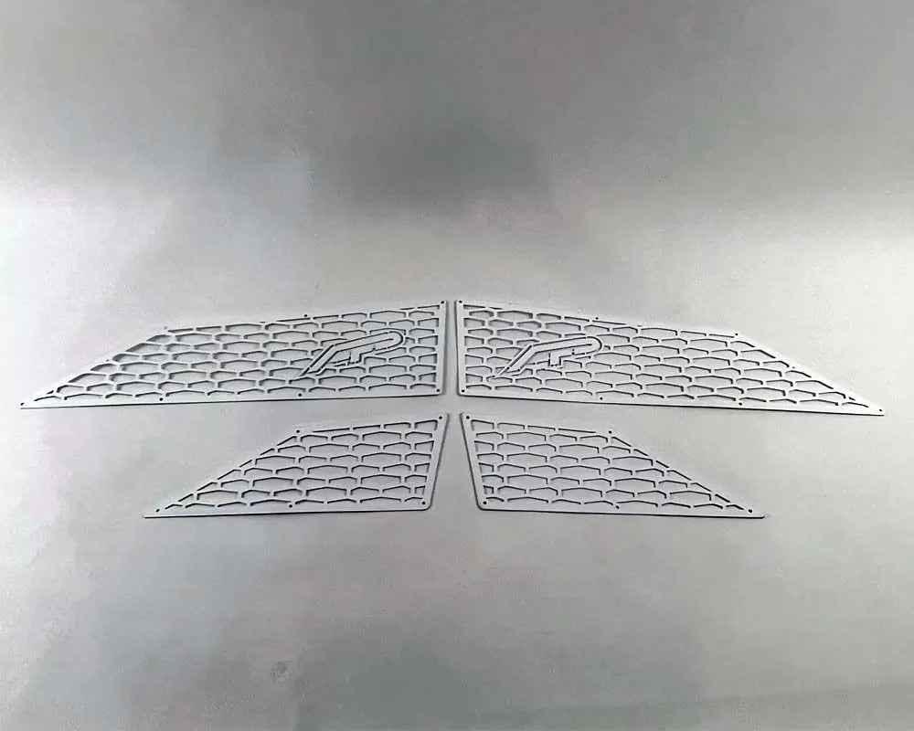 Agency Power AP-RZR-655-WHT Aluminum Side Vent Covers White Polaris RZR XP Turbo 2017-2022