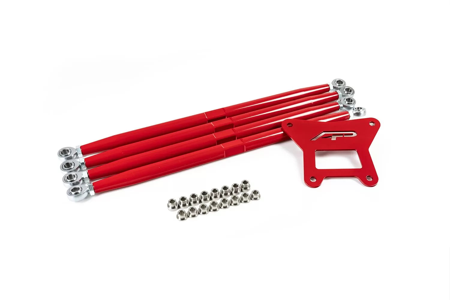 Agency Power AP-RZRTS-200-R Adjustable Rear Radius Arms Red Polaris RZR Turbo S 2018-2021