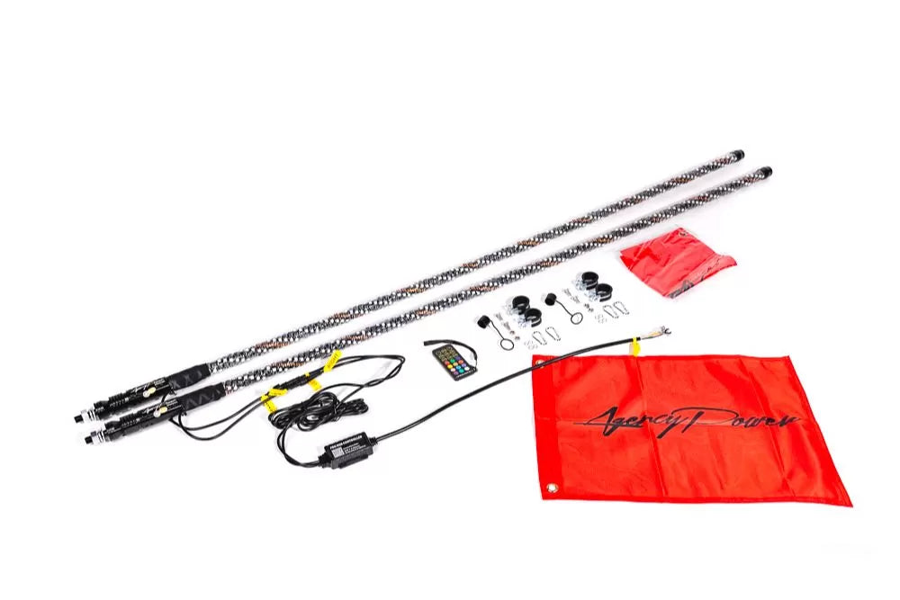 Agency Power AP-UNI-715 Pair Universal LED Whip UTV Jeep -  SALE