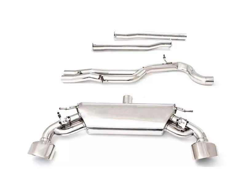 Armytrix Stainless Steel Valvetronic Exhaust System Audi TTRS 8S with Chrome Silver Tips