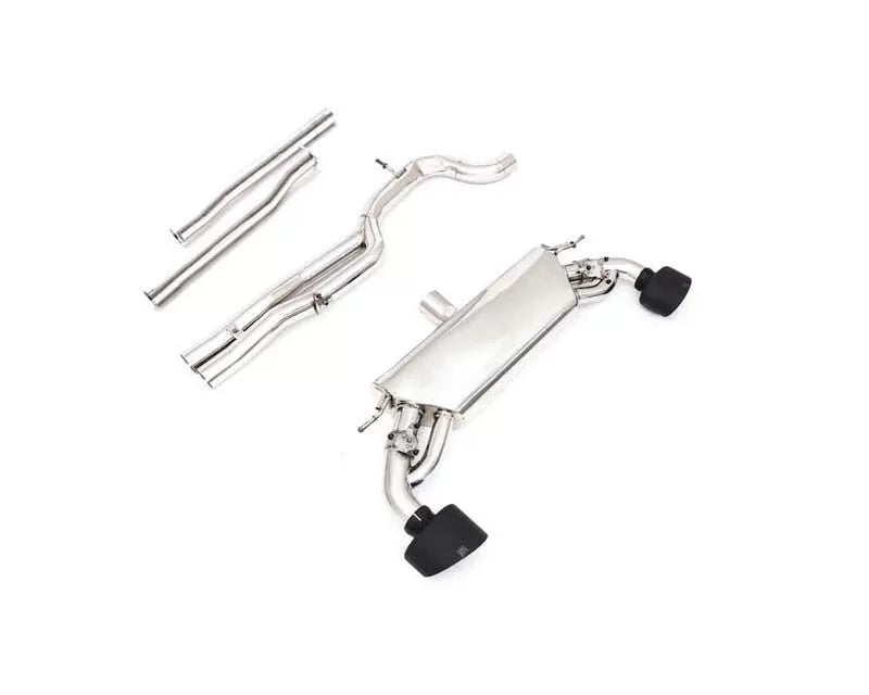 Armytrix Stainless Steel Valvetronic Exhaust System Audi TTRS 8S with Matte Black Tips