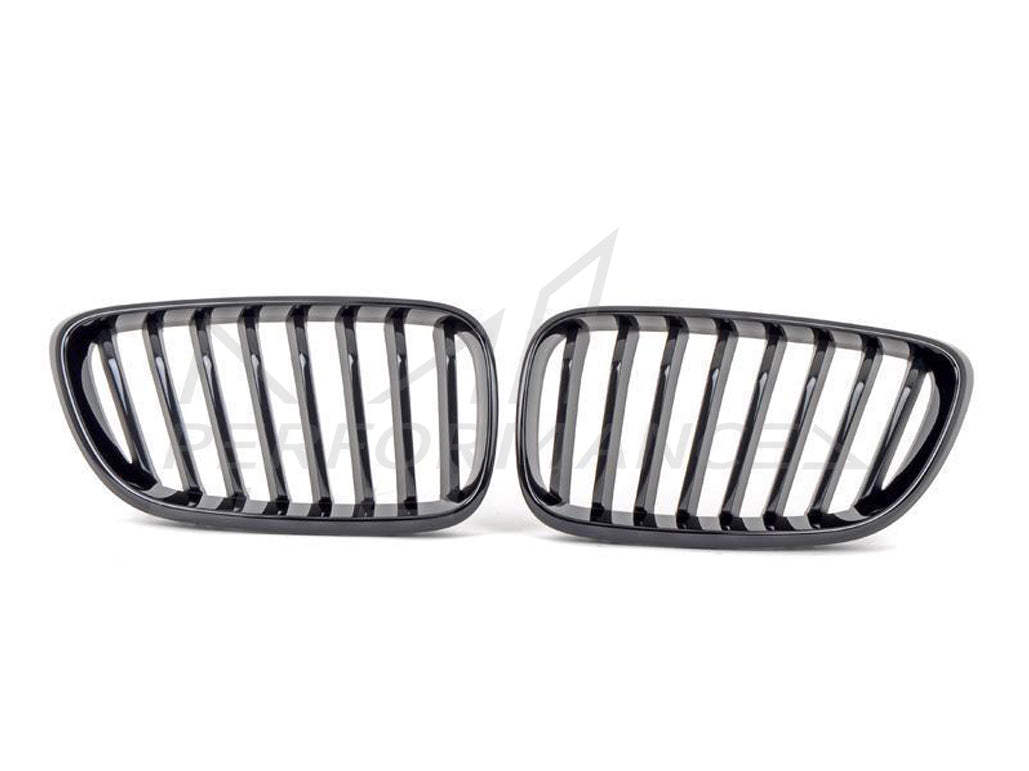 AUTOID BMW F22 F23 F87 Gloss Black Kidney Grilles (Inc. 218d, M235i, M240i & M2)
