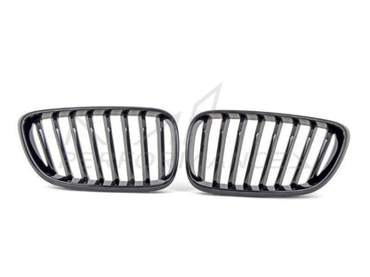 AUTOID BMW F22 F23 F87 Gloss Black Kidney Grilles (Inc. 218d, M235i, M240i & M2)