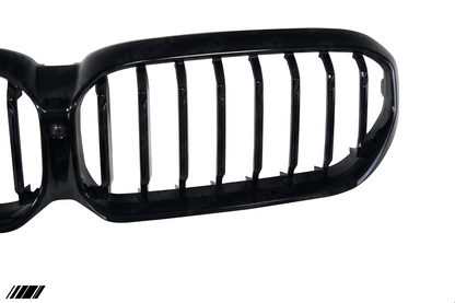 AUTOID G30 G31 LCI Gloss Black Single Slat Kidney Grilles (Inc. 518d, 520i, 540ix & M550dx)