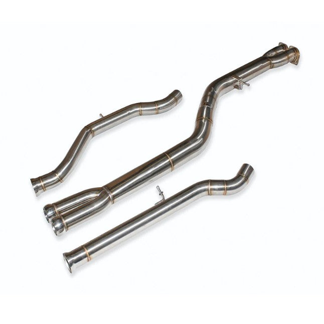 Active Autowerke BMW F80 F82 Exhaust Mid-Pipe - Resonated (M3 & M4) - ML Performance US