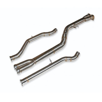 Active Autowerke BMW F80 F82 Exhaust Mid-Pipe - Resonated (M3 & M4) - ML Performance US