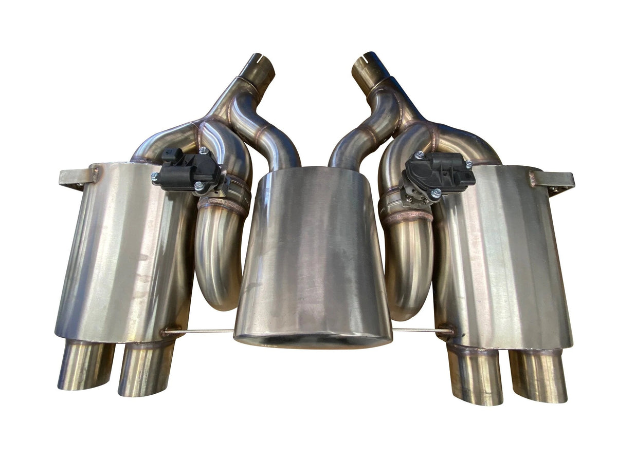 Active Autowerke BMW F80 F82 Maad Maxx 3 Can Valved Rear Exhaust Section (M3 & M4) - ML Performance US