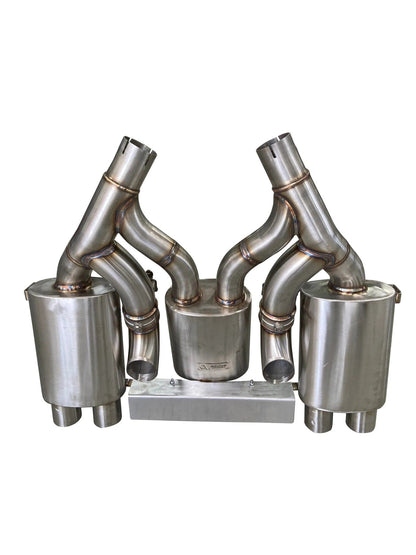 Active Autowerke BMW F80 F82 Maad Maxx 3 Can Valved Rear Exhaust Section (M3 & M4)