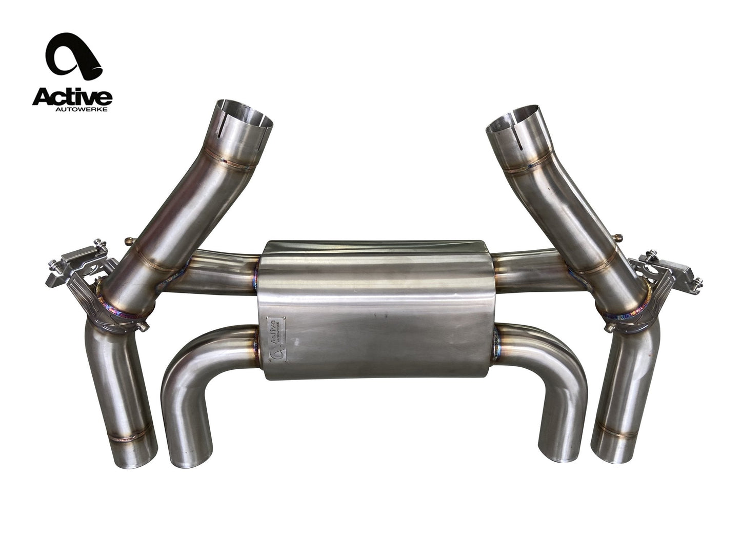 Active Autowerke BMW F87 LCI M2 Competition Valved Rear Axle-Back Exhaust - ML Performance US