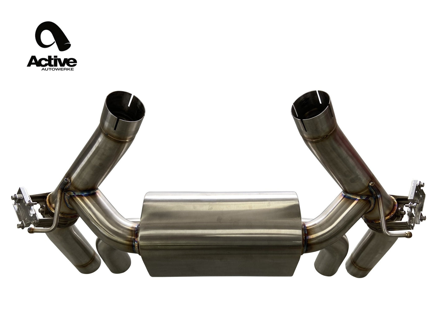 Active Autowerke BMW F87 LCI M2 Competition Valved Rear Axle-Back Exhaust - ML Performance US