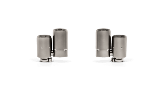 Akrapovič Porsche 971 Panamera Titanium Tail Pipe Set (Inc. Panamera 4, GTS, Turbo & Sport Turismo Turbo S E-Hybrid) - ML Performance UK