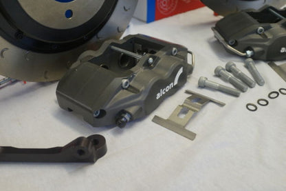 Alcon BKR3659A40(E10) 343mm Race: Rear Brake Kit: Evo X