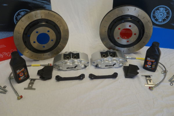 Alcon R36X05-07F7D 330mm Rear Brake Kit: Evo IV - IX