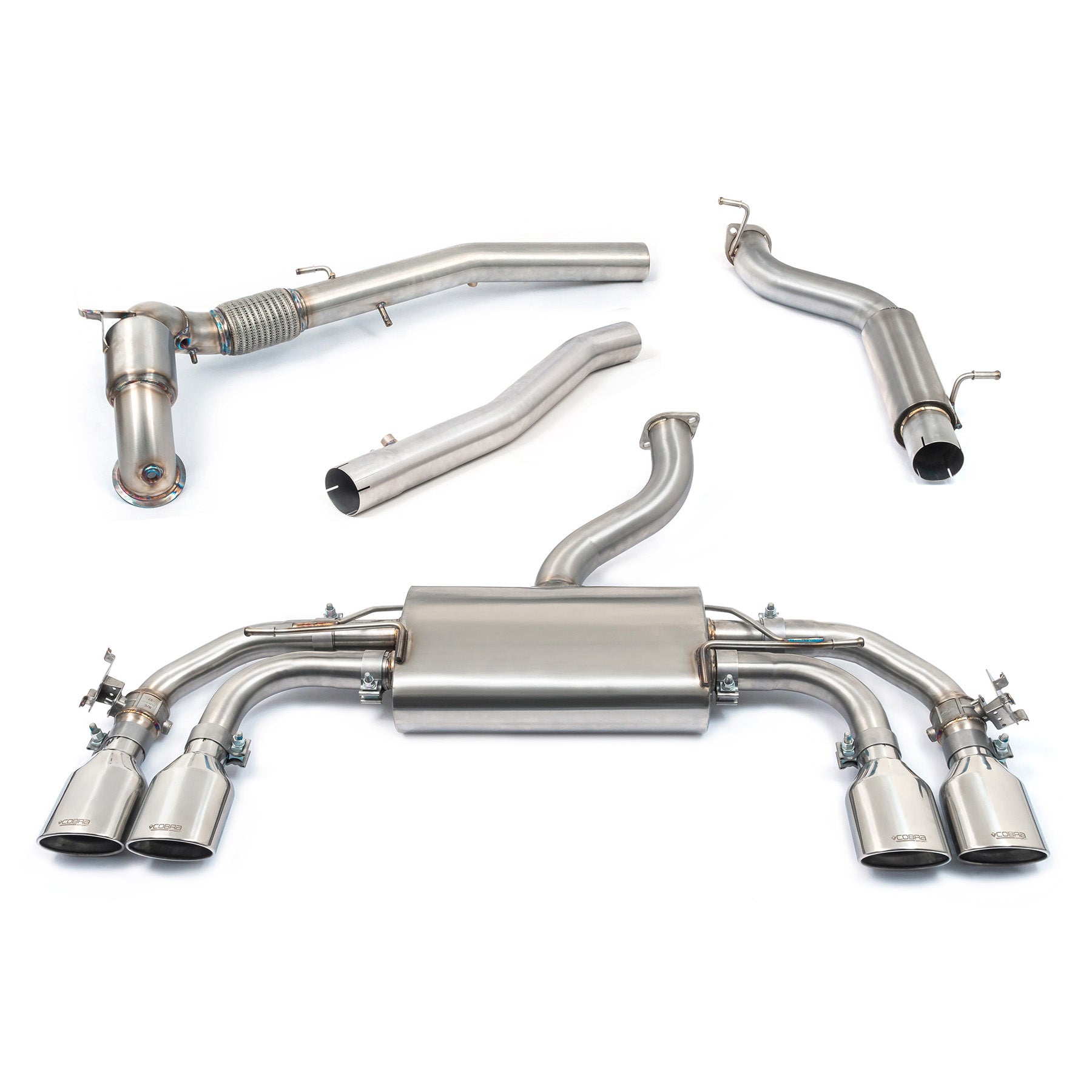 Cobra Exhaust Audi S3 (8Y) 5 door Sportback Valved Turbo Back Performance Exhaust
