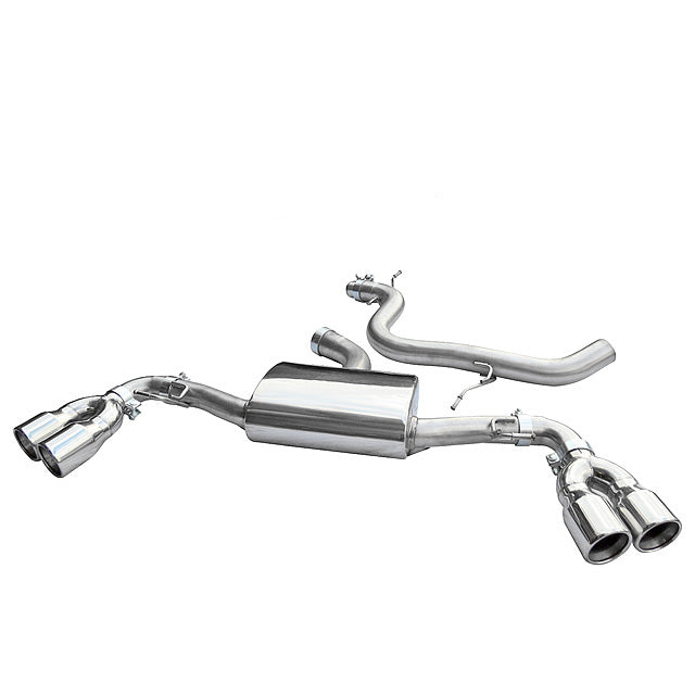 Cobra Exhaust Audi TT (Mk2) 1.8/2.0 TFSI (2WD) (2007-11) Cat Back Performance Exhaust
