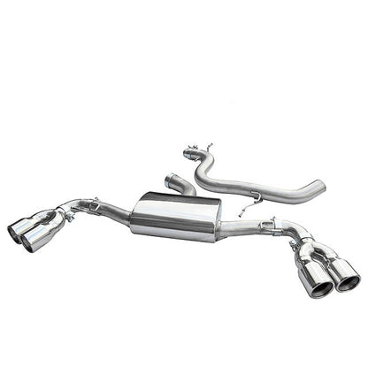 Cobra Exhaust Audi TT (Mk2) 1.8/2.0 TFSI (2WD) (2007-11) Cat Back Performance Exhaust