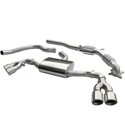 Cobra Exhaust Audi TT (Mk2) 1.8/2.0 TFSI (2WD) (2007-11) Turbo Back Performance Exhaust
