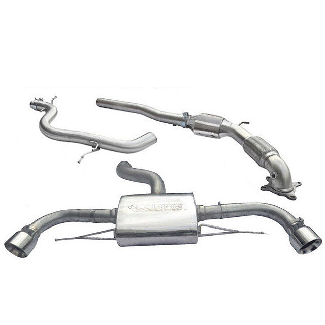 Cobra Exhaust Audi TT (Mk2) 1.8/2.0 TFSI (2WD) 2011-14 Dual Exit Turbo Back Performance Exhaust