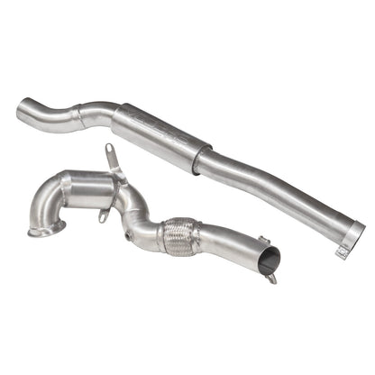 Cobra Exhaust Audi TTS (Mk3) 2.0 TFSI Front Downpipe Sports Cat / De-Cat Performance Exhaust