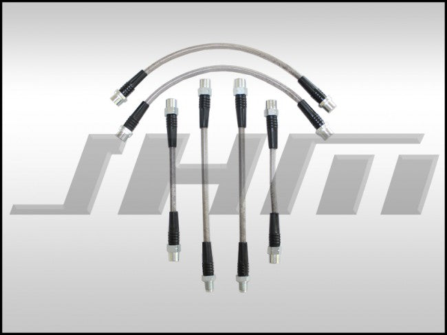 JHM Brake Line Kit-Stainless (JHM) Front and Rear Lines for B5-S4