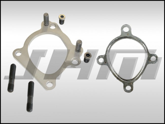 JHM Downpipe Flange-Adapter-Bolt On (PAIR) for RS6 or RS6-R Turbos to Use K03-K04 Downpipes