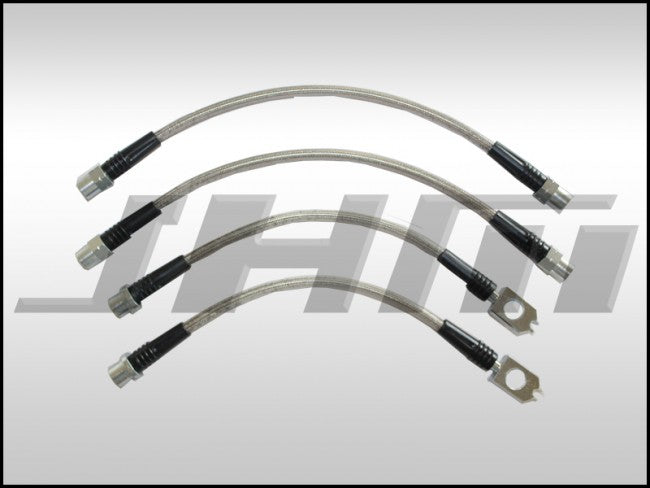 JHM Brake Line Kit-Stainless (JHM) Front and Rear Lines for B6-B7 S4