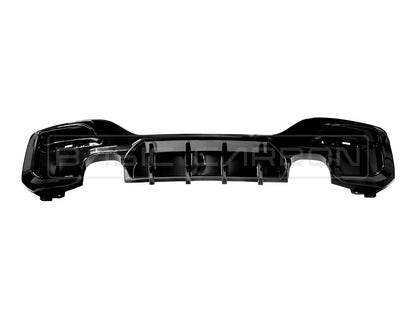 Basic Carbon BMW 1 Series F20 F21 LCI Aggressive Style Gloss Black Rear Diffuser (Inc. 120d, 125i & M140i)