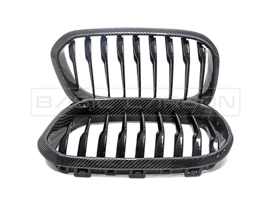 Basic Carbon BMW F22 F23 F87 Carbon Fibre Kidney Grille (Inc. M235i, M240i, M2 & M2 Competition)