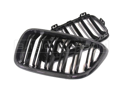 Basic Carbon BMW F22 F23 F87 Carbon Fibre Kidney Grille (Inc. M235i, M240i, M2 & M2 Competition)