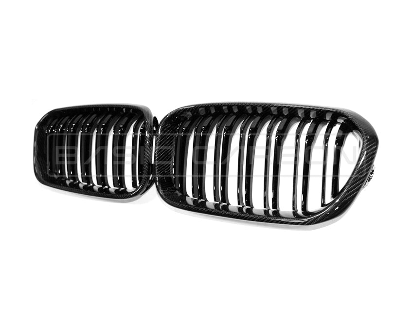 Basic Carbon BMW F20 F21 LCI Carbon Fibre Kidney Grille (Inc. 125i, M135i & M140i)