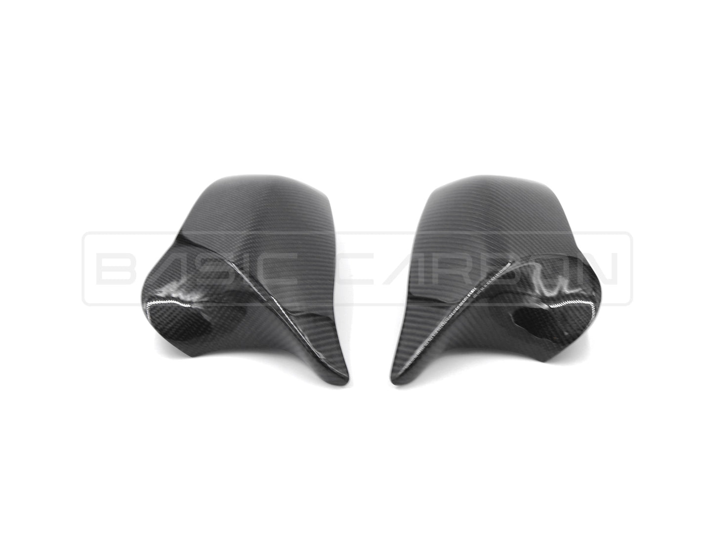 Basic Carbon BMW F20 F22 F30 F32 F87 Pre-Preg Dry Carbon Fibre Complete Mirror Unit (Inc. M135i, 335i & M2)