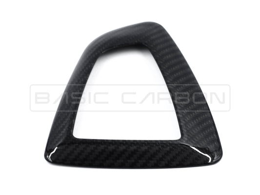 Basic Carbon BMW F20 F22 F30 F32 Pre-Preg Dry Carbon Fibre Gear Surround Cover (Inc. M135i, M240i, 335i & 435i)