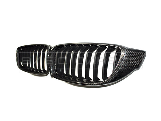 Basic Carbon BMW F32 F80 F82 Gloss Carbon Fibre Kidney Grille (Inc. M3 & M4)