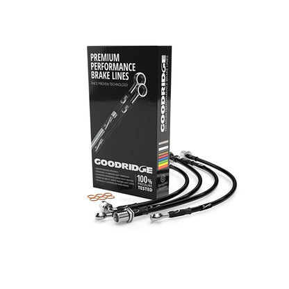 Goodridge SBW1001-4 BMW Z3 4 Line Braided Brake Hose Lines Kit