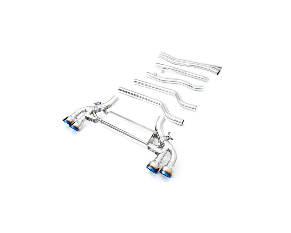 Armytrix Valvetronic Exhaust System BMW F93 M8 with Blue Coated Tips