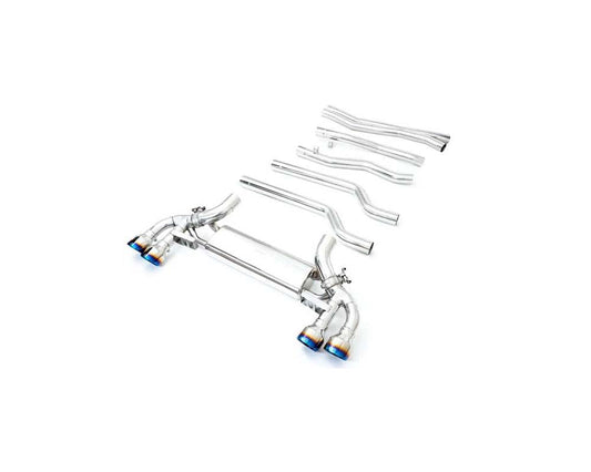 Armytrix Valvetronic Exhaust System BMW F93 M8 with Blue Coated Tips