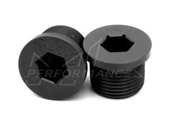BMS BMW Billet Aluminium N54 N55 S55 Oil Thermostat Caps (Pair)
