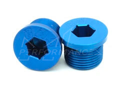 BMS BMW Billet Aluminium N54 N55 S55 Oil Thermostat Caps (Pair)