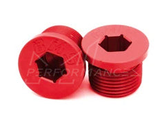 BMS BMW Billet Aluminium N54 N55 S55 Oil Thermostat Caps (Pair)