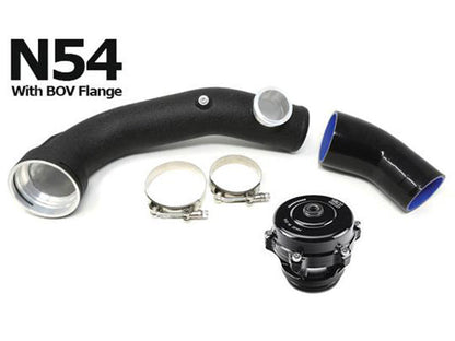 BMS BMW N54 E82 E90 E92 E60 Aluminum Chargepipe with TIAL Flange (Inc. 1M, 135i, 335i & 535i)