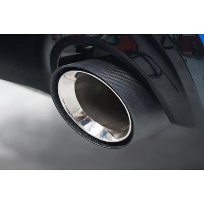 Cobra Exhaust BMW M135i xDrive (F40) OEM Style M Performance Tips - Carbon Fibre Larger 4" Slip-on Replacement Tailpipes
